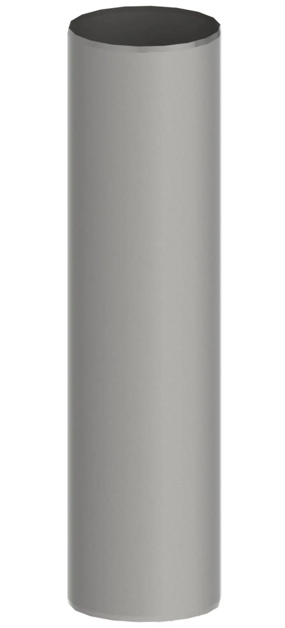 Edelstahlrohr in zylindrischer Form, vertikal positioniert, mit glatter Oberfläche. Produkt von Remeha, geeignet für verschiedene Anwendungen.